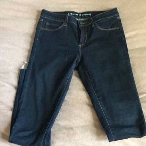 Articles of Society raw hem skinny jeans